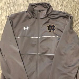 Notre Dame UA full zip light jacket.